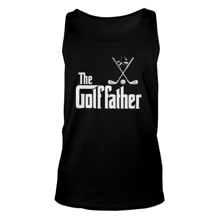 The Golffather Golf Father Funny Golfing Father's Day Unisex Tank Top