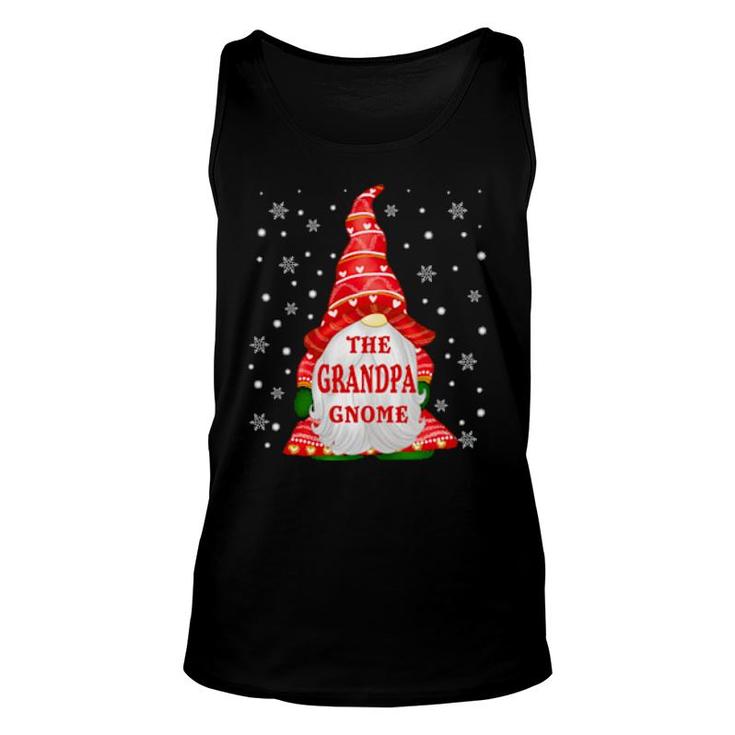 The Grandpa Gnome Christmas Matching Family Xmas Holiday  Unisex Tank Top