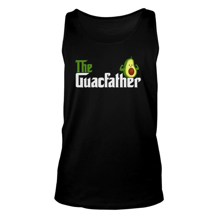 The Guacfather Happy Father's Day Avocado Lover Vegan Unisex Tank Top