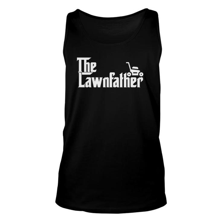 The Lawn Father Funny Lawn Mower Dad Gift Unisex Tank Top