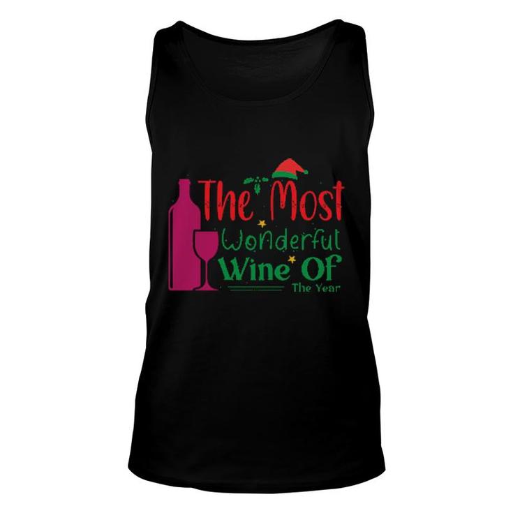 The Most Wonderful Wine Of The Year Unisex Tank Top