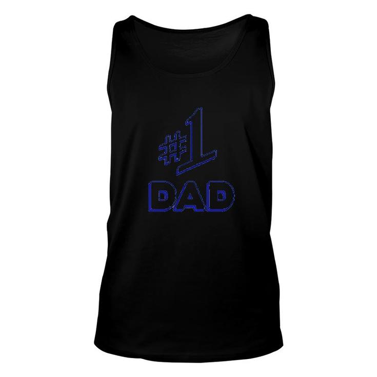The Number 1 Dad Unisex Tank Top