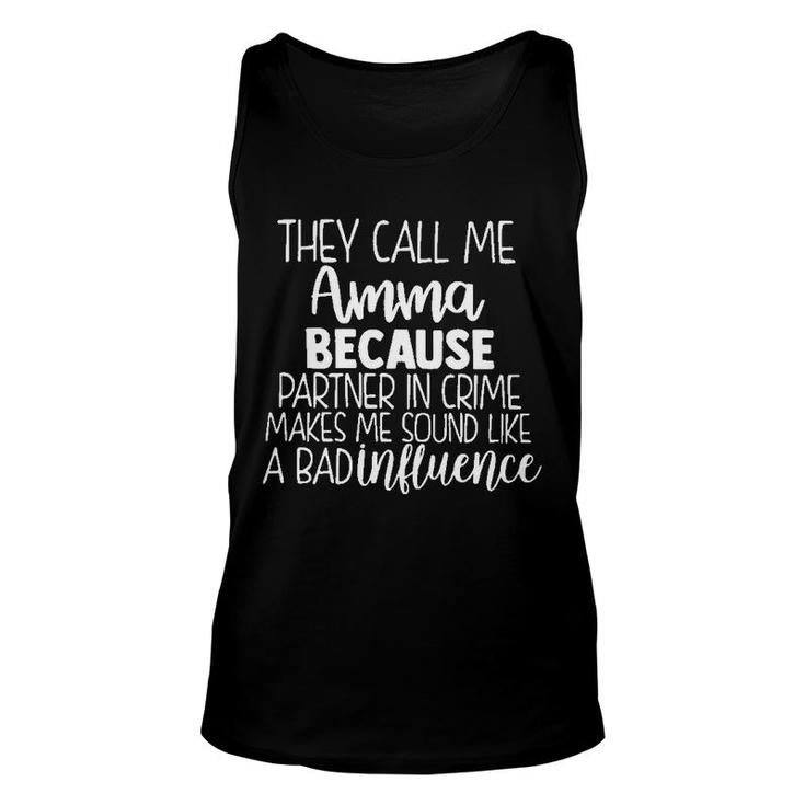 They Call Me Amma Unisex Tank Top