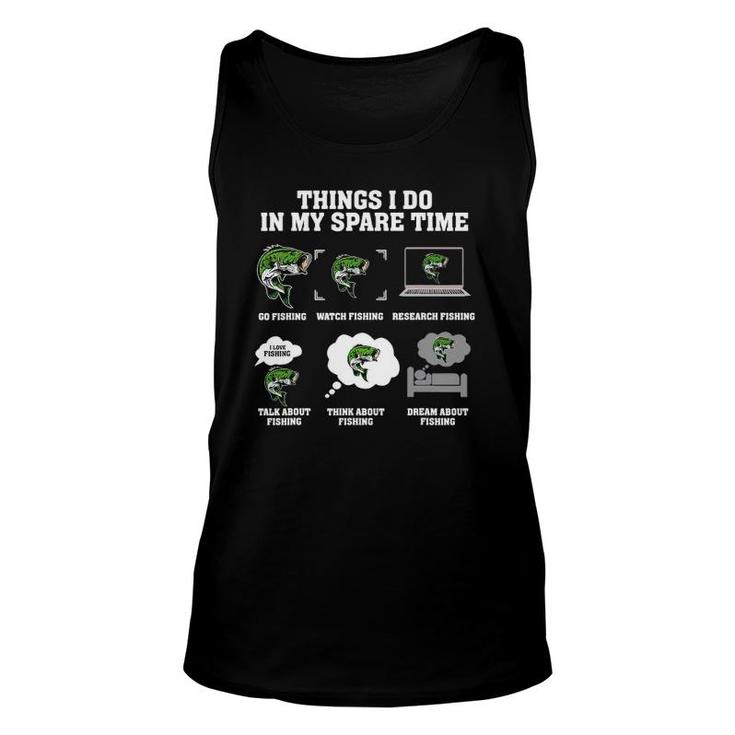 Thing I Do In My Spare Time Fishing Unisex Tank Top