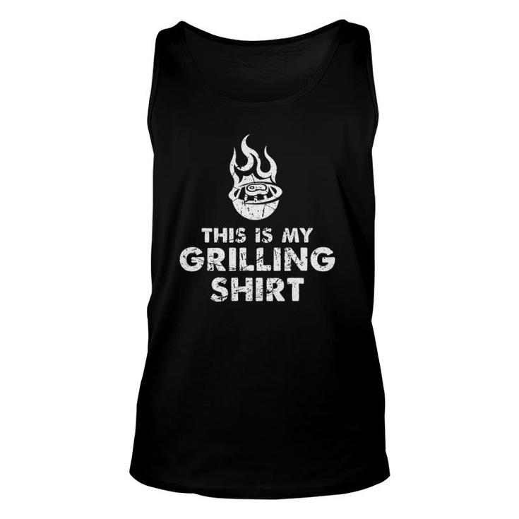 This Is My Grilling  Bbq Meat Smoking Dad Grill Smoke Unisex Tank Top