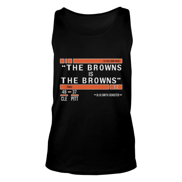 Throck The Browns Is The Browns  Unisex Tank Top