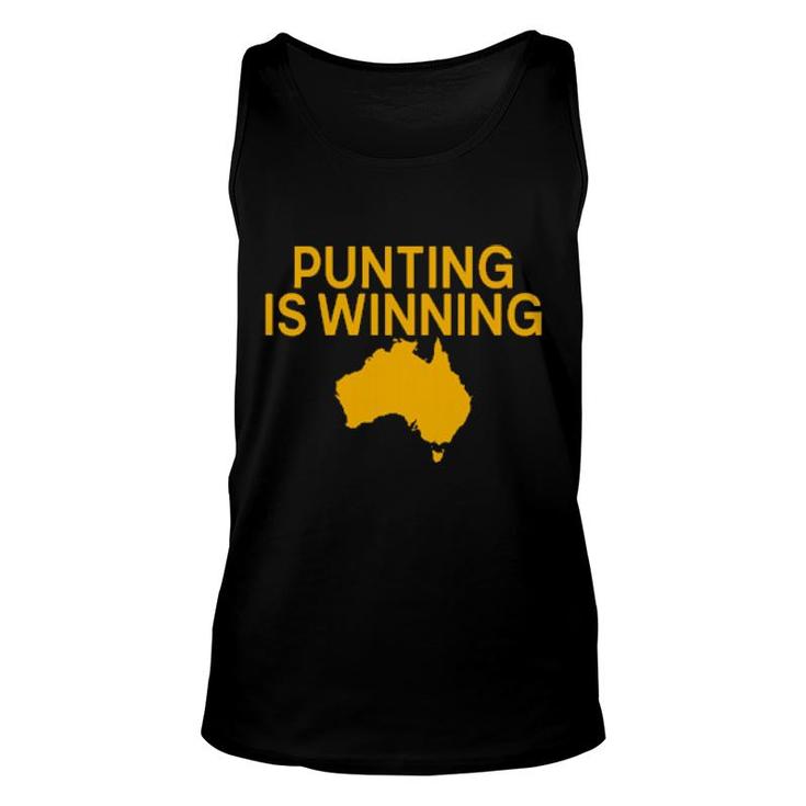 Tory Taylor  Punting Is Winning  Unisex Tank Top