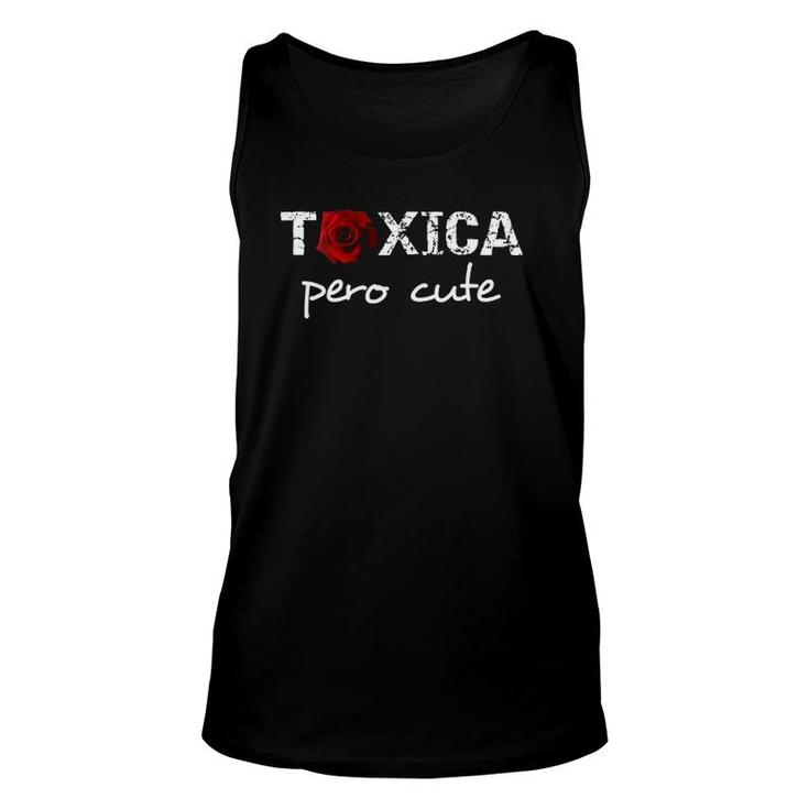Womens Tóxica Pero Cute Sarcastic For Feisty Latinas Tank Top