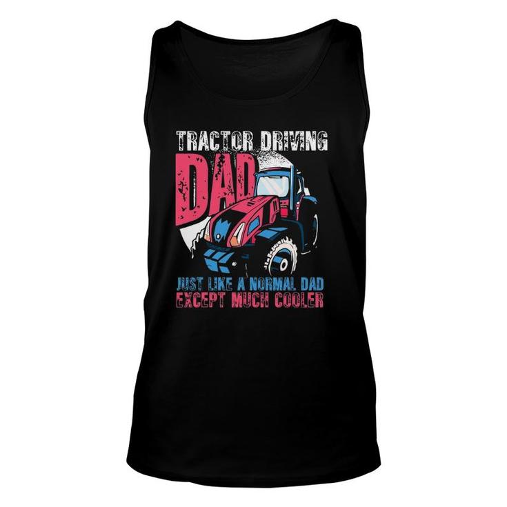 Tractor Driving Dad Farmer Gift Unisex Tank Top