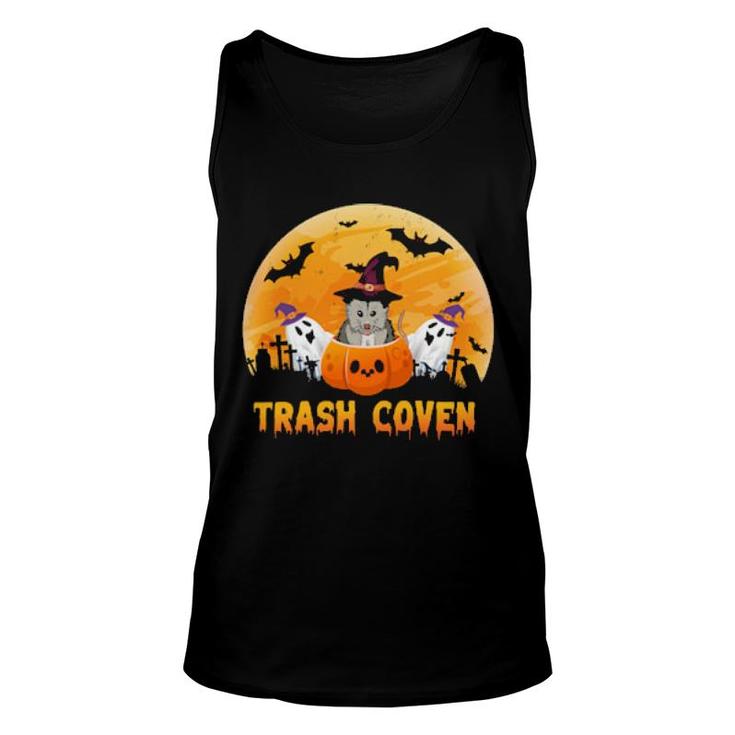 Trash Coven Opossum Halloween Funny Unisex Tank Top