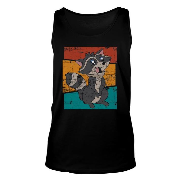 Trash Panda Raccoon Wildlife Animal Lover Cute Baby Raccoon Unisex Tank Top