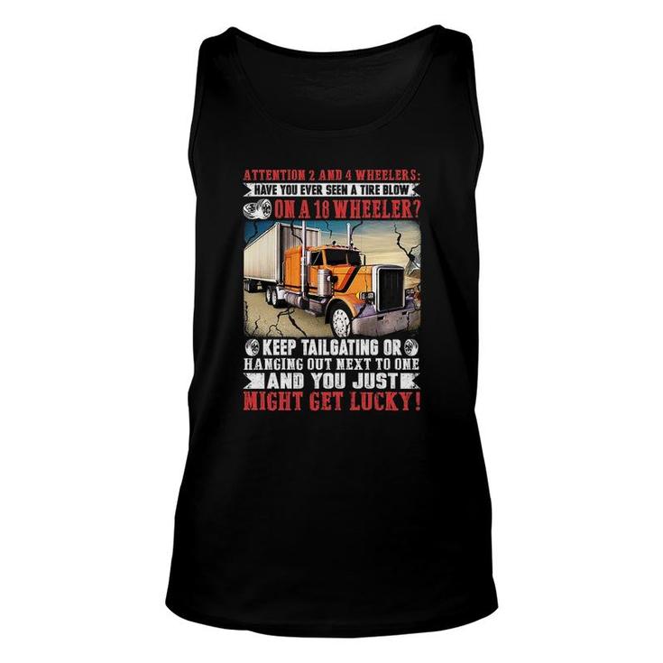 Truck Driver Funny Quote Unisex Tank Top