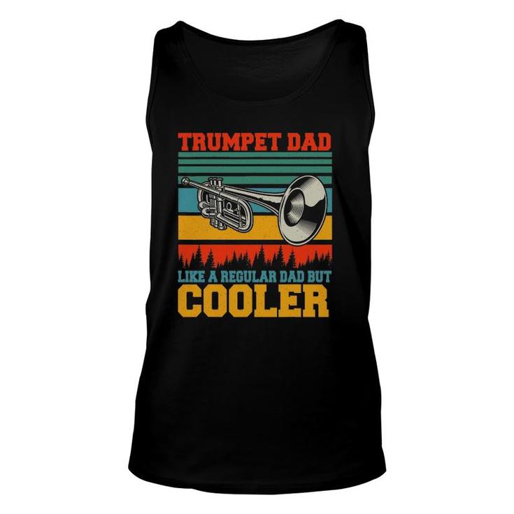 Trumpet Dad Definition Happy Father's Day Trumpet Player Unisex Tank Top