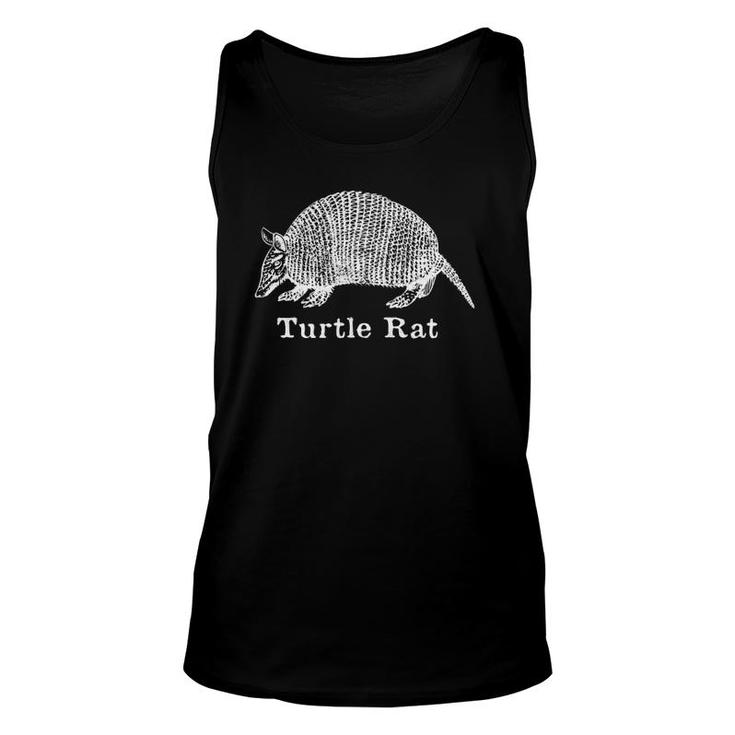 Turtle Rat Funny Weird Armadillo Desert Cryptozoology Unisex Tank Top