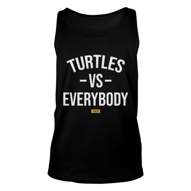 Turtles Vs Everybody  Unisex Tank Top