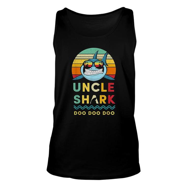 Uncle Shark Gift For Uncle Unisex Tank Top