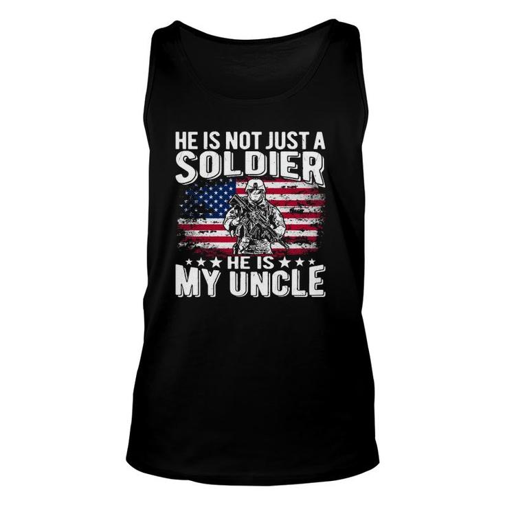 My Uncle Is A Soldier Patriotic Proud Army Niece Nephew Tank Top