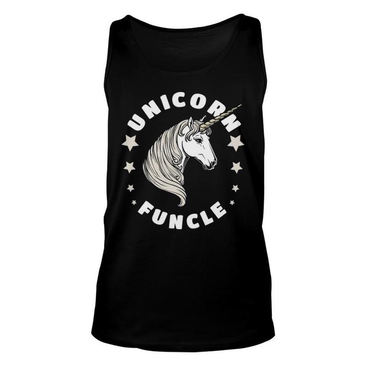 Unicorn Funcle  Unicorns Gift Uncle Men Tee S Unisex Tank Top