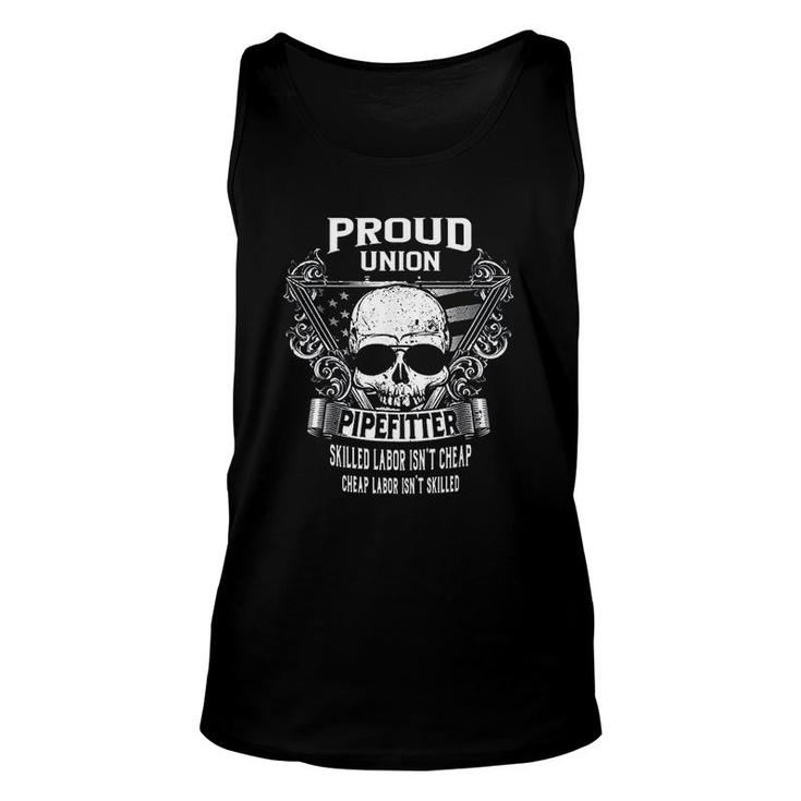 Union Pipefitter Proud Union Unisex Tank Top
