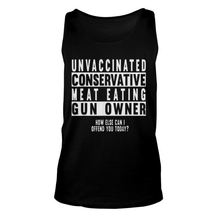Unvaccinated Conservatives Unisex Tank Top