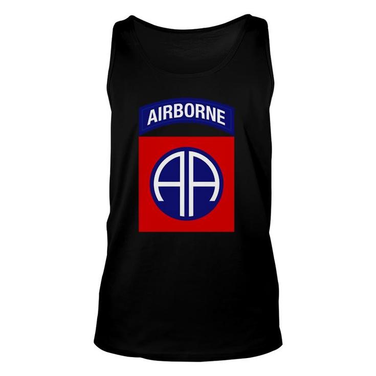 Us Army 82Nd Airborne Insignia Military Paratrooper Vintage Unisex Tank Top