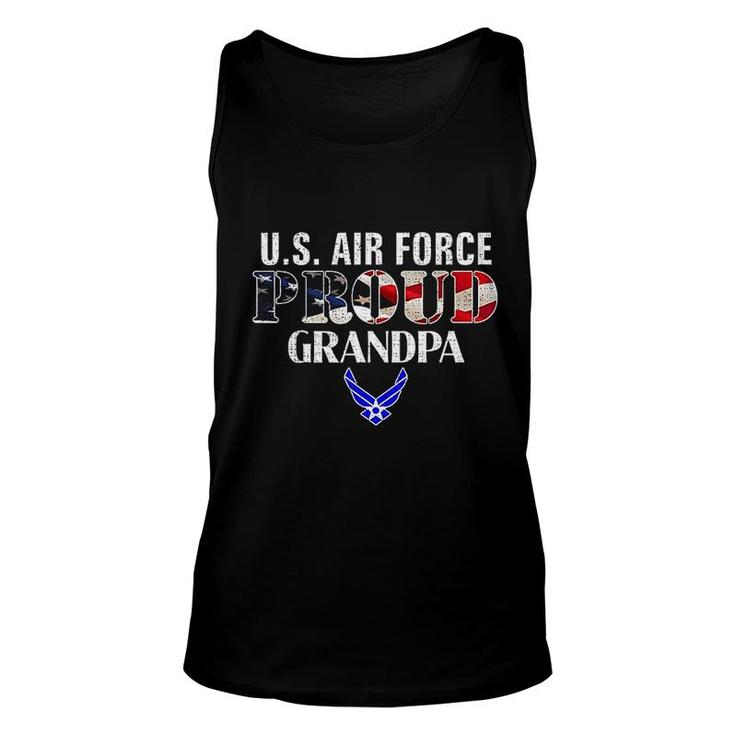 Us Proud Air Force Grandpa Unisex Tank Top