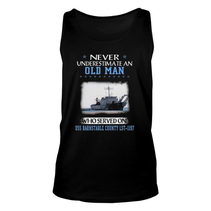 Uss Barnstable County Lst-1197 Veterans Day Father Day Unisex Tank Top
