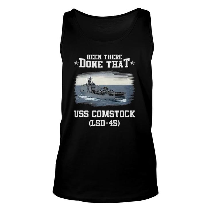 Uss Comstock Lsd-45 Veterans Day Father's Day Gift Unisex Tank Top