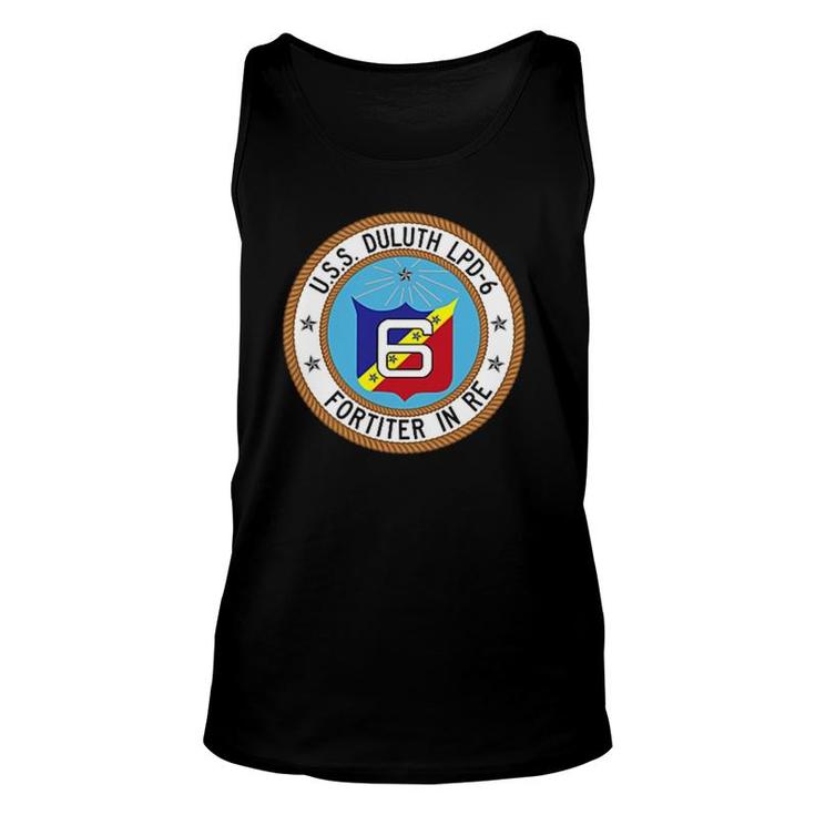 Uss Duluth Lpd 6 Fortiter In Re Unisex Tank Top