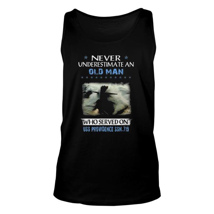 Uss Providence Ssn-719 Submarine Veterans Day Father Day Unisex Tank Top
