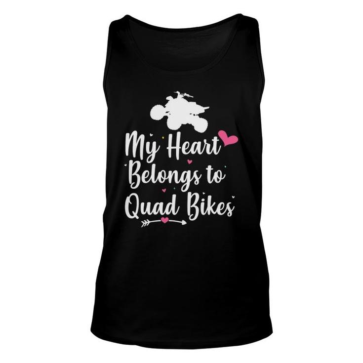 Valentine's Day Quad Bike Four Wheeler Atv Biker Sports Tank Top