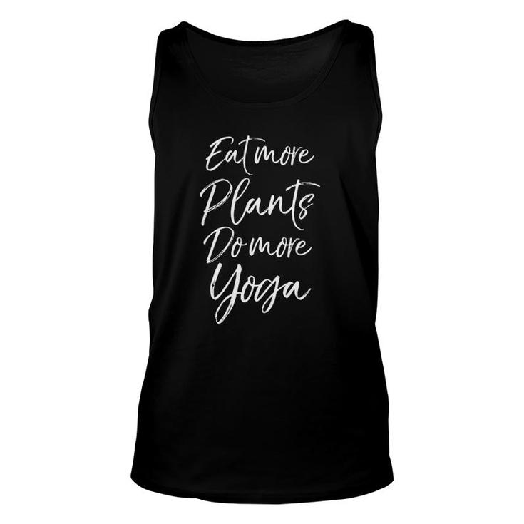 Vegan Fitness Workout Cute Eat More Plants Do More Yoga Tank Top