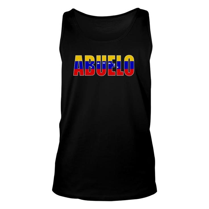 Venezuelan Abuelo First Time Grandpa Father's Day Unisex Tank Top