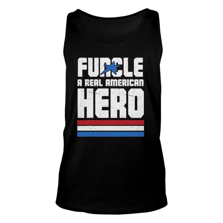 Veteran 365 Funcle Real American Hero Tee Father's Day Uncle Tank Top