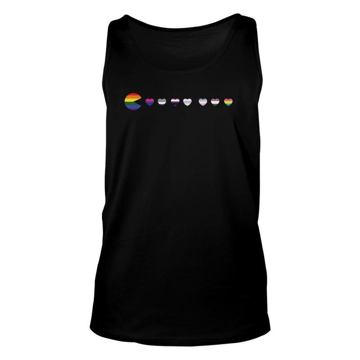 Video-Game Funny Gaming Lgbt-Q Ally Pride Flag Gamer Unisex Tank Top