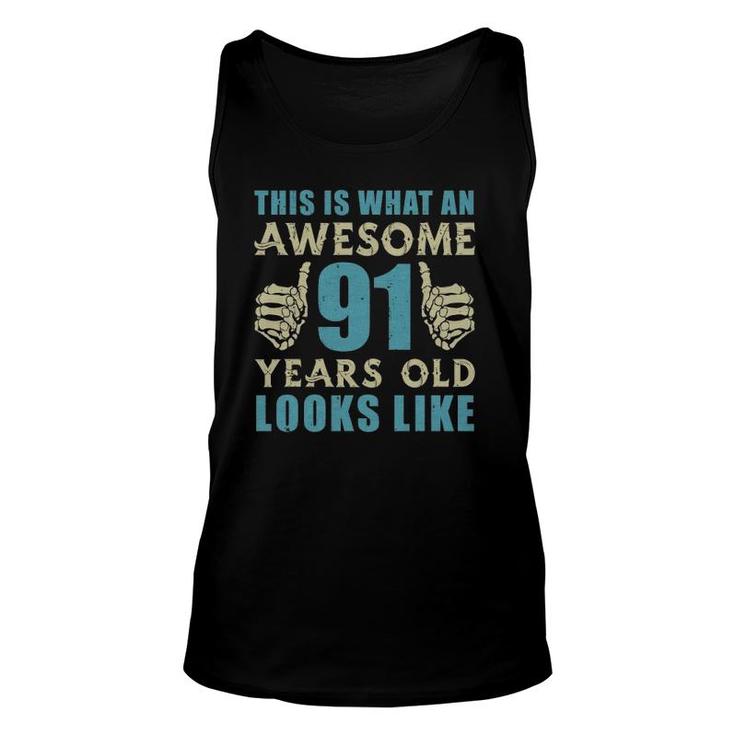 Vintage 1931 Womens Mens 91St Birthday For 91 Years Old Tank Top