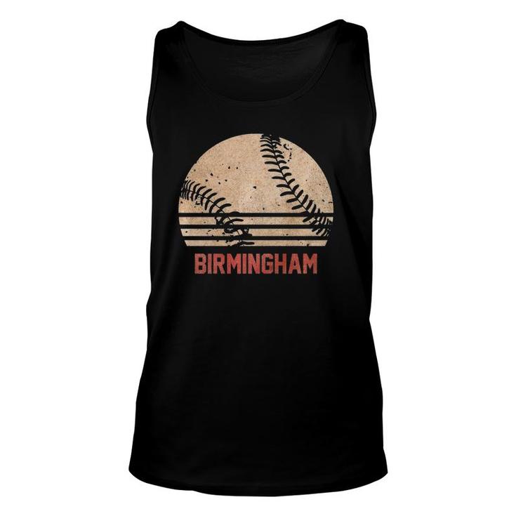 Vintage Baseball Birmingham  Cool Softball Gift Unisex Tank Top
