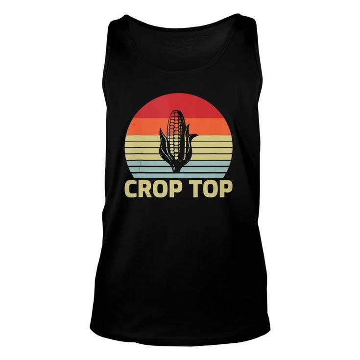 Vintage Corn Lover Retro Crop Top Corn Farmer Tank Top Unisex Tank Top