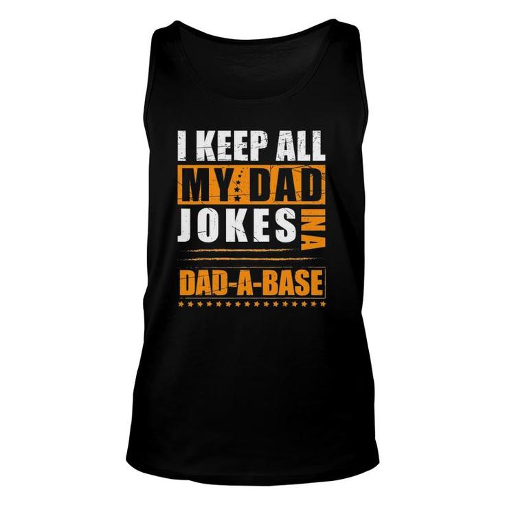 Mens Vintage Dad Jokes Happy Father's Day For The Best Dad Ever Tank Top