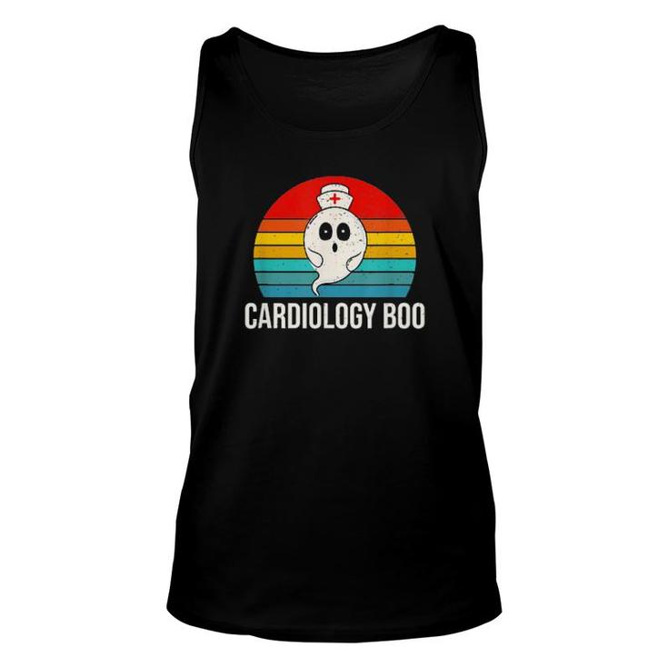 Vintage Halloween Ghost Cardiology Boo Nurse Nursing Medical Classic T Tank Top