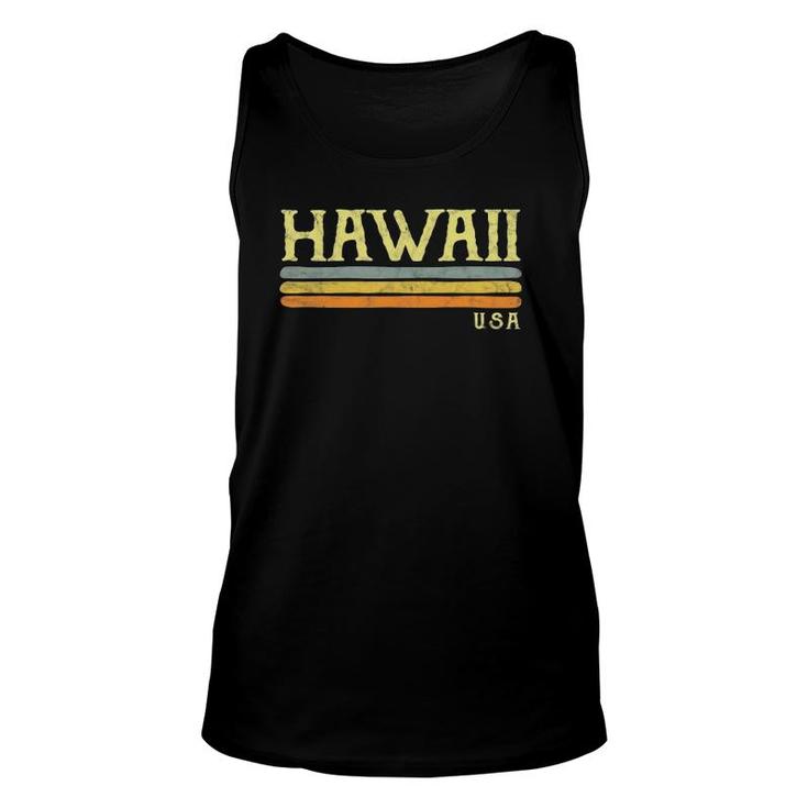 Vintage Hawaii Retro Usa Hawaiian Gift Souvenir Unisex Tank Top