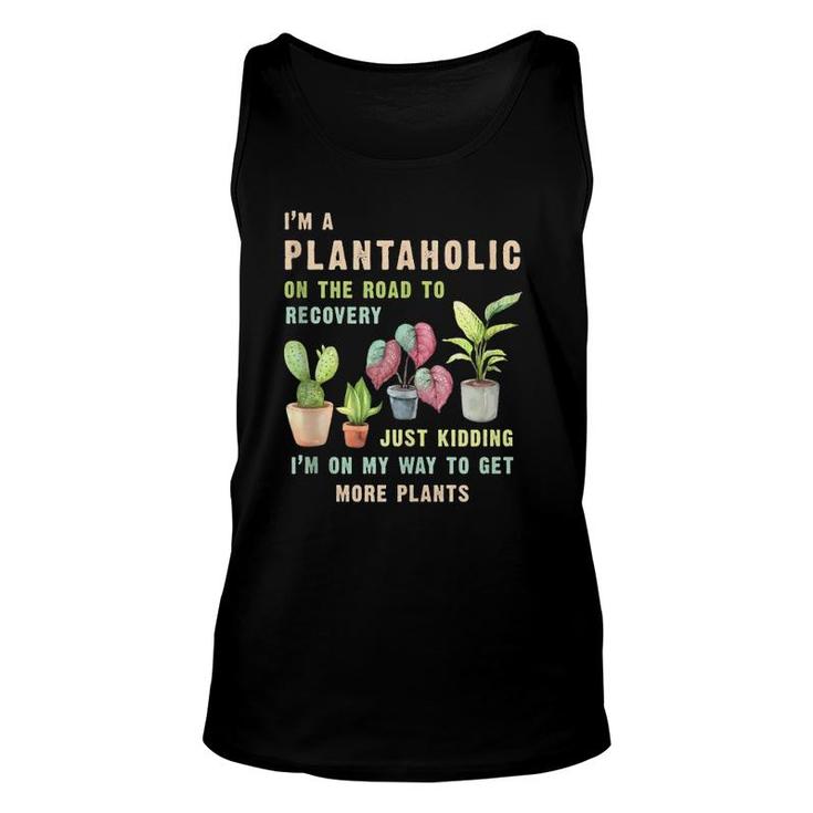 Vintage I'm A Plantaholic On The Road To Recovery Gardening Tank Top Tank Top