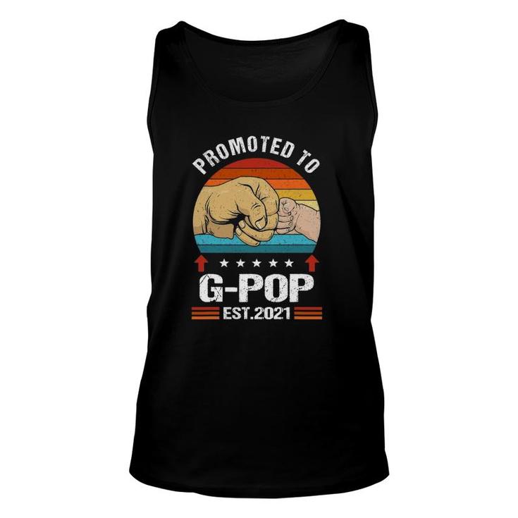 Vintage Promoted To G-Pop 2021 Father Day Unisex Tank Top