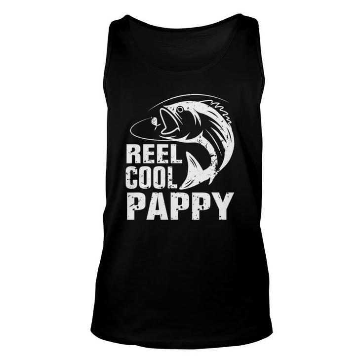 Vintage Reel Cool Pappy Fishing Father's Day Gift Unisex Tank Top