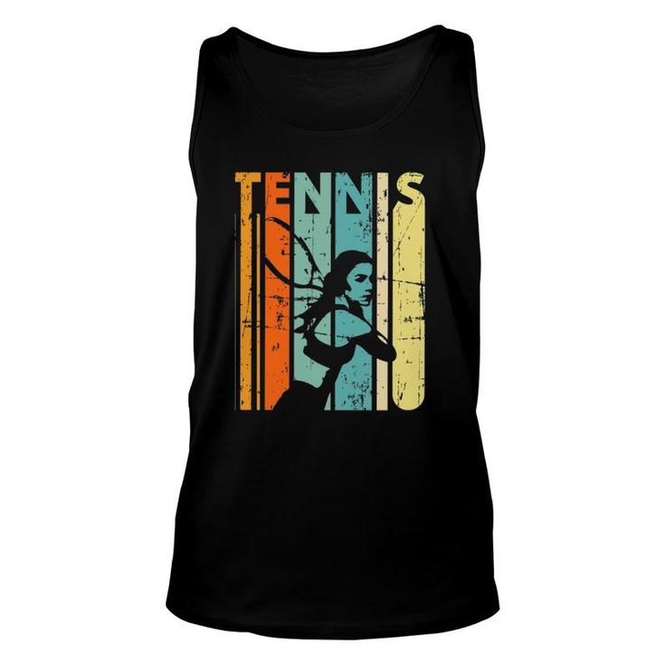Vintage Tennis Player Gift Retro Tennis Unisex Tank Top