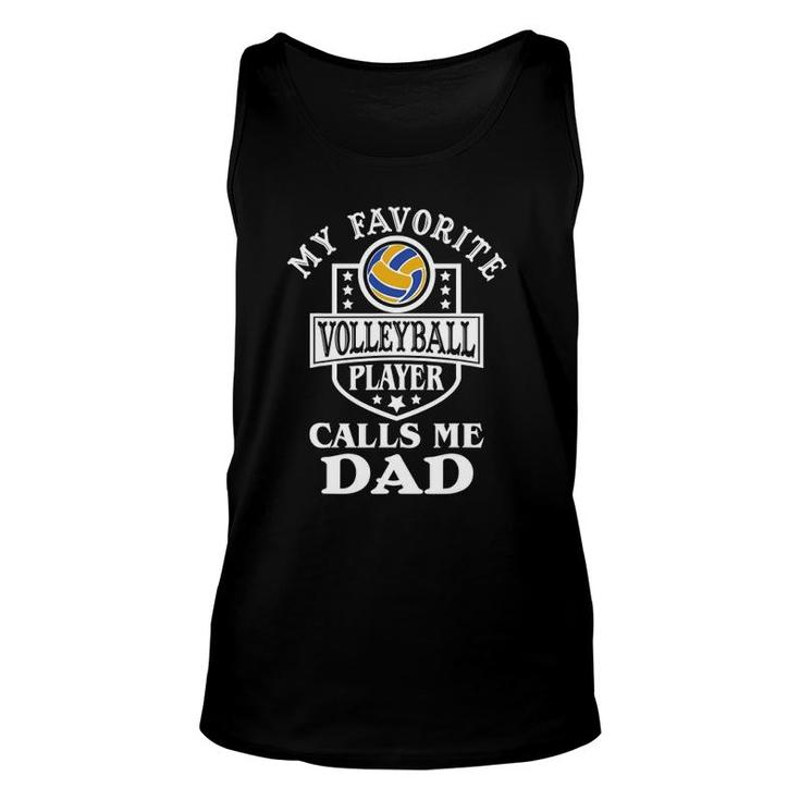 Mens Volleyball Dad For Volleyball Lovers Cool Graphic Tank Top