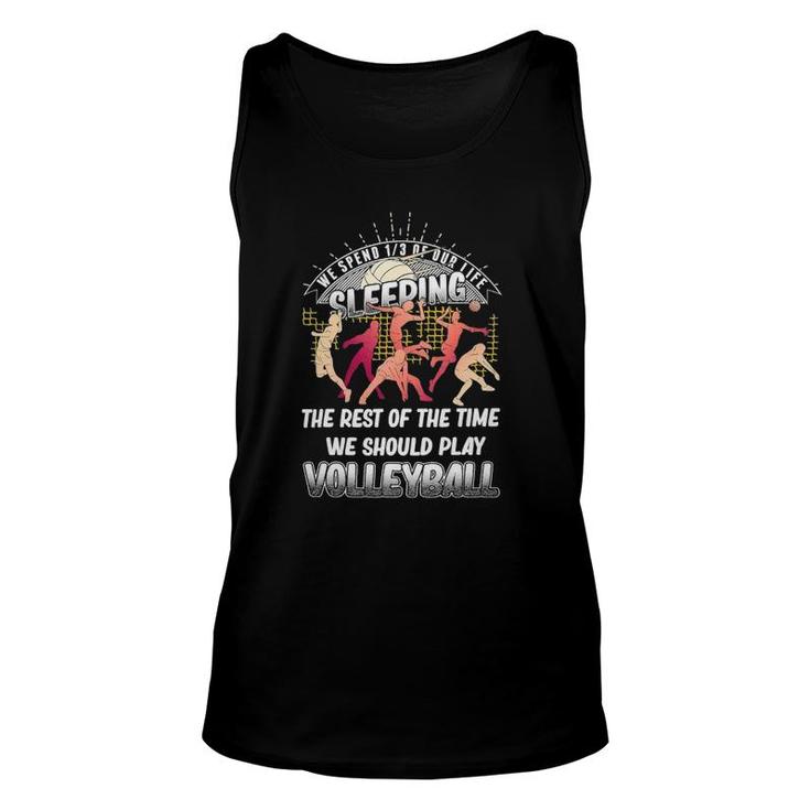 Volleyball Meme Design For A Volleyball Player Unisex Tank Top