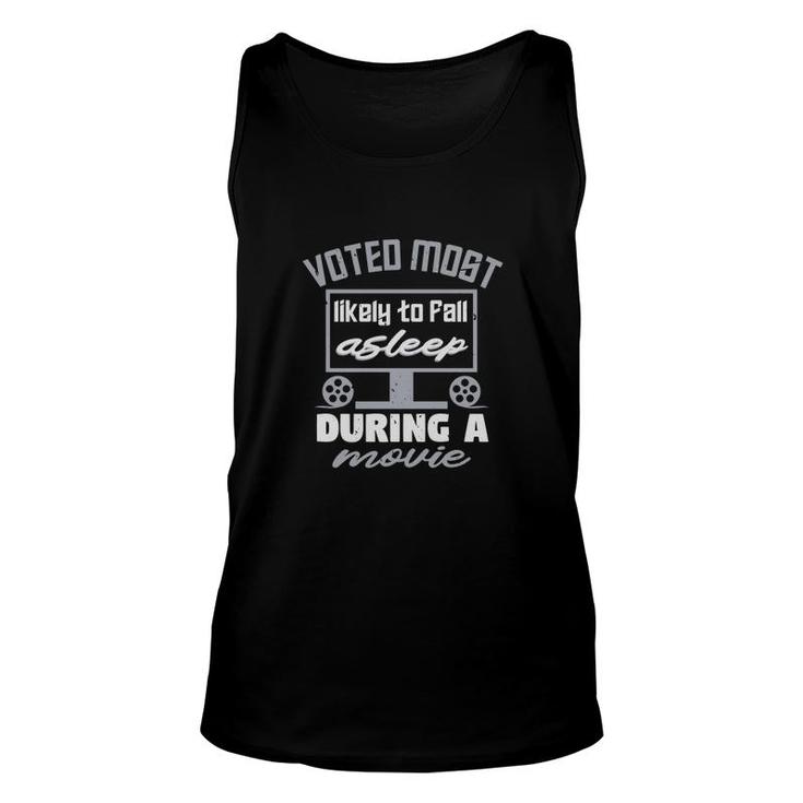 Voted Most Likely To Fall Unisex Tank Top