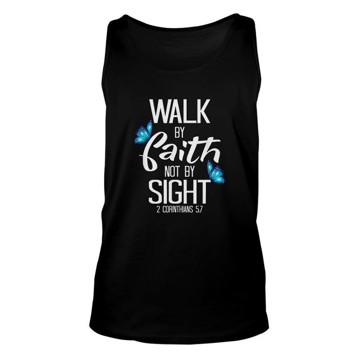 Walk By Faith Not By Sight Unisex Tank Top