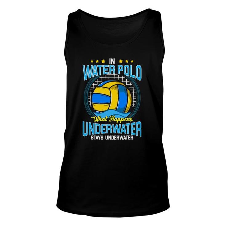 Water Polo Gifts Funny Quotes For A Waterpolo Player Unisex Tank Top